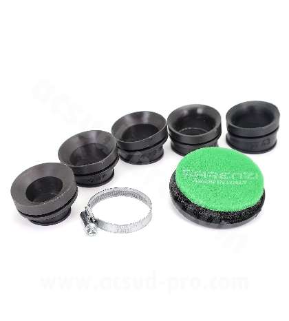 FILTRO DE AIRE CARENZI L 40 MM / Ø CONNEXION 28-32-36-39-43 MM. (MADE IN ITALY) R: 114220I