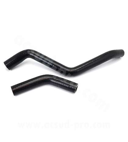 KIT MANGUERAS DE RADIADOR DE SILICONA PERFORMANCE DERBI EURO 3 / EUOR 4 (MOTOR PIAGGIO) NEGRO R: 093800