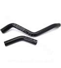 KIT MANGUERAS DE RADIADOR DE SILICONA PERFORMANCE DERBI EURO 3 / EUOR 4 (MOTOR PIAGGIO) NEGRO R: 093800