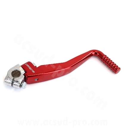 PEDAL ARRANQUE CARENZI MINARELLI 50 AM6 / BETA 50 RR / YAMAHA 50 DT / RIEJU 50 MRT / ROJO ANONIZADO R: 090565