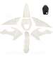 KIT PLASTICOS RIEJU 50 MRT 2022 / MRT ENDURO 2022 / MRT PRO 2022 / MRT SM 2022 ( 8 PIECES ) BLANCO R: 356002