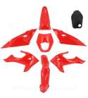 KIT PLASTICOS RIEJU 50 MRT 2022 / MRT ENDURO 2022 / MRT PRO 2022 / MRT SM 2022 ( 8 PIEZAS ) ROJO R: 356003