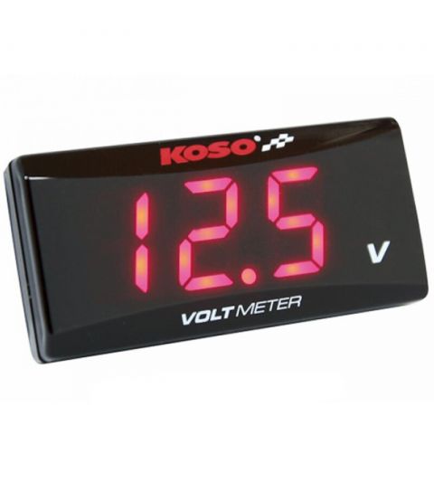 RELOJ VOLTÍMETRO KOSO ROJO BA024R00 R: 49248