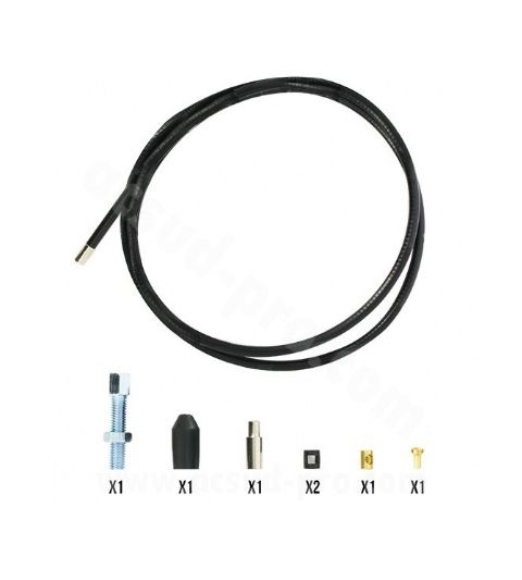 KIT REPARACIÓN UNIVERSAL CABLE DE EMBRAGUE (L: 1.30M + TORNILLOS CABLE) R: 160070C