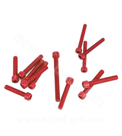 KIT TORNILLERIA ROJA CARTER DERBI EURO 3 /4 ( 13 PIEZAS ) R: 171007