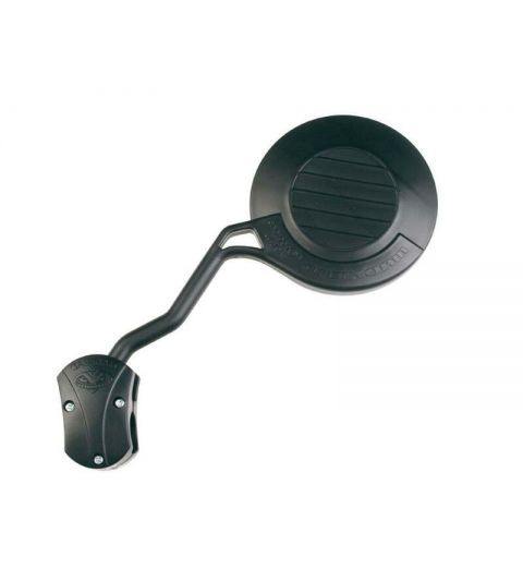 ESPEJO CON BRIDA ENDURO PLEGABLE IZQUIERDO NEGRO R: E-715