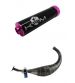 ESCAPE DERBI E2, E3, E4, KRM PRO RIDE 100 / 115 C.C NEGRO-LILA R: E11LI