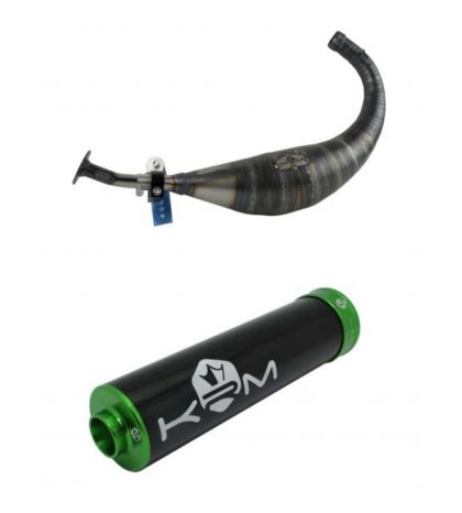 ESCAPE DERBI E2, E3, E4, KRM PRO RIDE 100 / 115 C.C SILENCIADOR NEGRO R: E11NV
