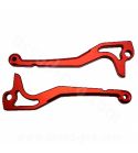JUEGO DE MANETAS ALUMINIO CNC - CARENZI - YAMAHA NITRO AEROX 50 CC. ROJAS R: 332177H