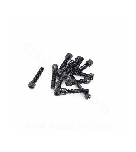 JUEGO DE TORNILLOS DE EMBRAGUE DEL CÁRTER NEGROS MINARELLI AM6 (12 PIEZAS) R: 171006B