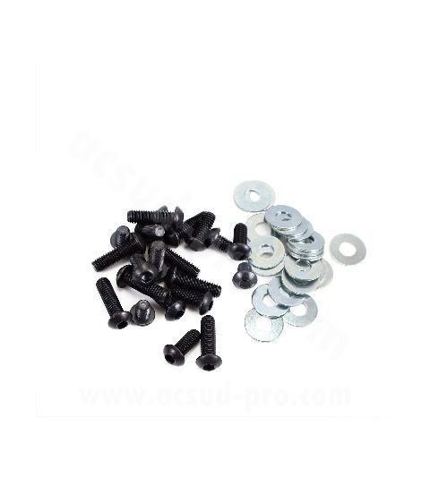 JUEGO DE TORNILLOS (CARROCERÍA) SHERCO 50 CC. NEGRO R: 171300A