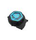 TAPA DE ENCENDIDO KRM REVERSIBLE NEGRO / TURQUESA R: KR729F