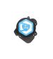 TAPA DE ENCENDIDO DERBI KRM REVERSIBLE NEGRO / TURQUESA R: KR737F
