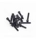 KIT TORNILLERIA NEGRO CARTER EMBRAGUE DERBI EURO 3 /4 ( CARTER / BOMBA AGUA / ACEITE ) 13 PIEZAS R: 171007B