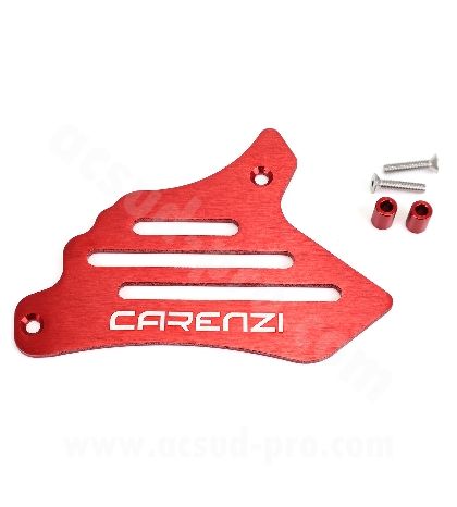 TAPA PIÑON ALUMINIO CARENZI EVO AM6 ROJA ANODIZADA R: 289077P
