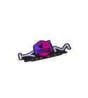 ADHESIVO HOLOGRAFÍCO KRM PRO RIDER MORADO R: KR847F