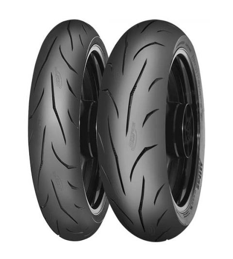 JUEGO CUBIERTAS 100-80 X 17 52H + 130-70 X 17 65H SPORT FORCE+ - MITAS - R: M130100