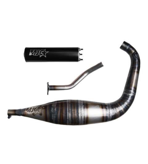 ESCAPE DERBI / AM6 ( 50/70 C.C. ) SILENCIADOR NEGRO MJC R: MJC50700BK