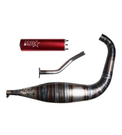 ESCAPE DERBI / AM6 ( 50/70 C.C. ) SILENCIADOR ROJO MJC R: MJC50700R
