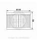FILTRO DE ACEITE HONDA CBF 250 04/06 - MEIWA - R: F268113