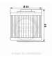 FILTRO DE ACEITE APRILIA PEGADO 660 05/10, YAMAHA SR 250 79/96 - MEIWA - R: F268145