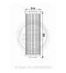 FILTRO DE ACEITE BMW R 100 80/83 - MEIWA - R: F268161