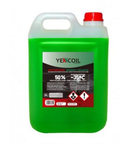 ANTICONGELANTE ORGÁNICO 50% ( - 35 GRADOS ) 5 LITROS R: 112173