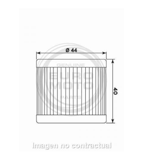 FILTRO DE ACEITE SUZUKI BURGMAN 150 07/12 - MEIWA - R: F268971