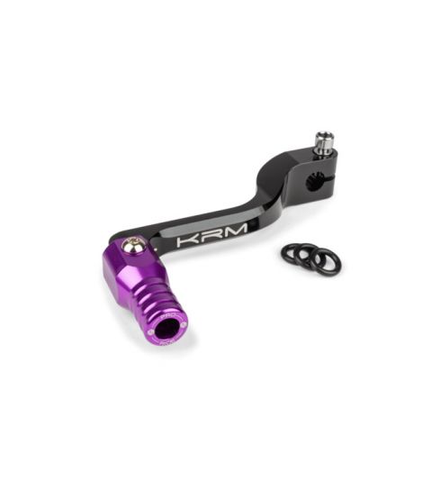 PEDAL DE CAMBIO PLEGABLE KRM NEGRA/MORADA DERBI R: KR577F