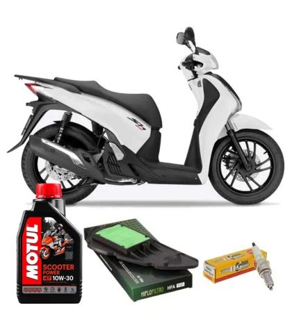 KIT REVISIÓN HONDA SH125 13-16 ACEITE + FILTRO DE AIRE + BUJIA R: KHBF