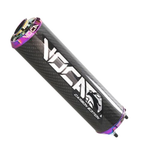 SILENCIADOR VOCA BESTIA CARBONO CNC ANONIZADO / NEOCROMADO R: VCR-RD30400/CATI