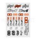KIT DE PEGATINAS MINI A4 STAGE6 R: S6-0503