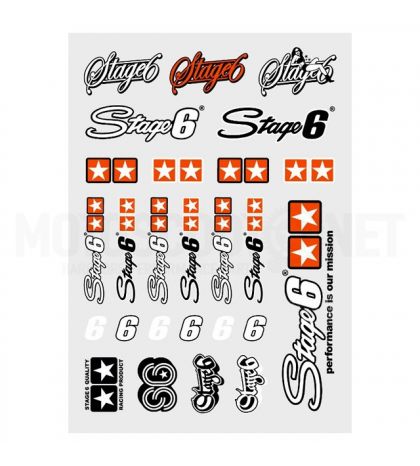 KIT DE PEGATINAS MINI A4 STAGE6 R: S6-0503