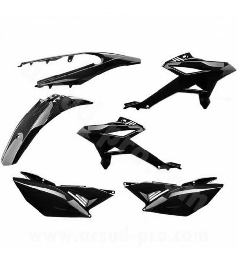 KIT DE PLASTICOS NEGRO BETA RR 50 (6 PIEZAS) 2012 - 2020 R: 354000B