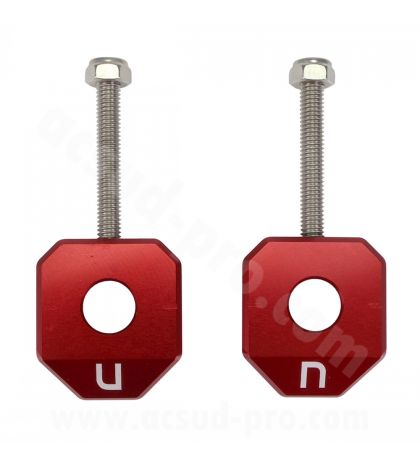 TENSOR DE CADENA MOTO CARENZI PARA DERBI SENDA / SMT / RCR / RX / SX ROJO Ø12 R: 048660K