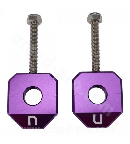 TENSOR DE CADENA MOTO CARENZI PARA DERBI SENDA / SMT / RCR / RX / SX MORADO Ø12 R: 048660J