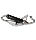TUBO DE ESCAPE Q-TRE KYMCO SUPER 9 / DINK / VITALITY 50 C.C. BLACK ALU. R: 0608503