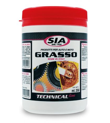 GRASA DE LITIO ROJA PARA RODAMIENTOS 250 ML. - SIA - R: 409700190