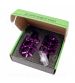 JUEGO REPOSAPIES ALU CNC CARENZI RIEJU MRT 50CC ( INCLUYE MUELLE Y EJE D : 8MM) LILA R: 360035K