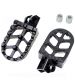 JUEGO REPOSAPIES ALU CNC CARENZI RIEJU MRT 50CC ( INCLUYE MUELLE Y EJE D : 8MM) NEGRO R: 360035H