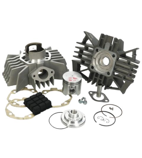EQUIPOMOTOR ITALKIT 75 CC. DERBI VARIANT PEDALES / START 5 - PISTÓN 48 MM CULATA 2 PIEZAS R: CK.12.578.G