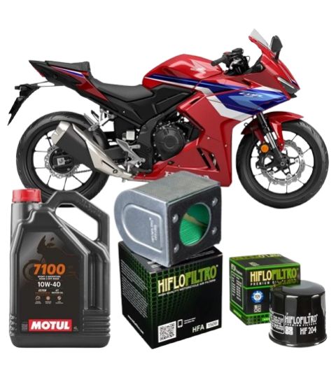 KIT REVISIÓN HONDA CBR 500 R 19-24 ACEITE+FILTROS R: K500CBR