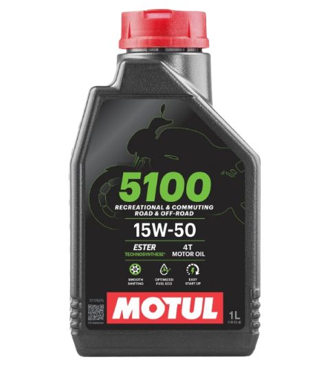 ACEITE MOTUL 5100 15W50 4T ( 1 LITRO ) R: 510015501