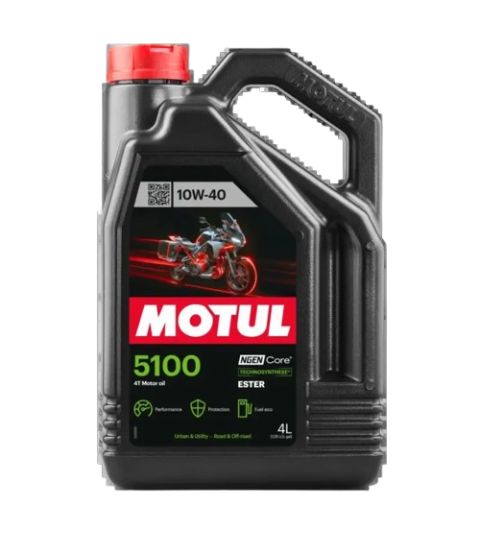 ACEITE MOTUL 5100 10W40 4 T. ( ENVASE 4 LITROS ) R: 51004L10