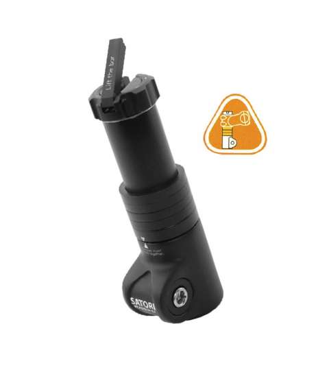 ELEVADOR DE POTENCIA ALUMINIO FORJADO NEGRO - SATORI - R: 851