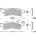 JUGO PASTILLAS FRENO KYMCO PEOPLE 125, APRILIA ATLANTIC 125- SBS - R: P159HM
