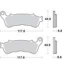 JUEGO PASTILLAS HONDA SILVER WING 125 07/17, FORZA 250 00/04 SBS R: P192HM