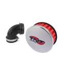 FILTRO DE AIRE 90 GRADOS TNT R BOXH5 COLOR ROJO D. 28/35 R: 115096