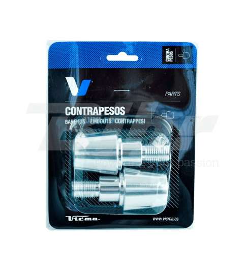 JUEGO CONTRAPESAS ALUMINIO HONDA COLOR PLATA R: 901PL