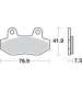 JUEGO PASTILLAS PEUGEOT SPEEDFGHIT 3 50 10/17 - SBS - R: P200HM
